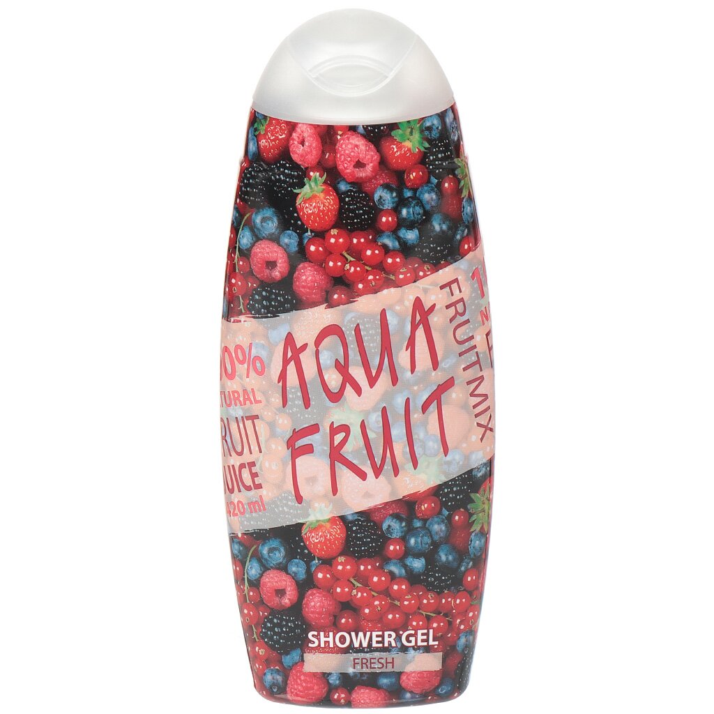 гель для душа aquafruit active 420 мл Гель для душа Aquafruit, Active Fresh Фруктовый микс, 420 мл
