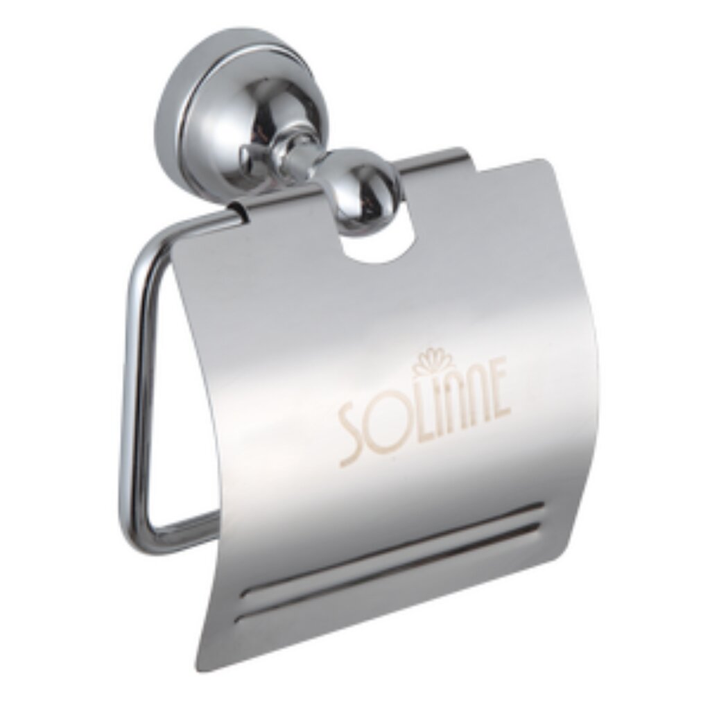 Держатель для туалетной бумаги, металл, хром, Solinne, 3086 2512.016 держатель для фена solinne 2512 045
