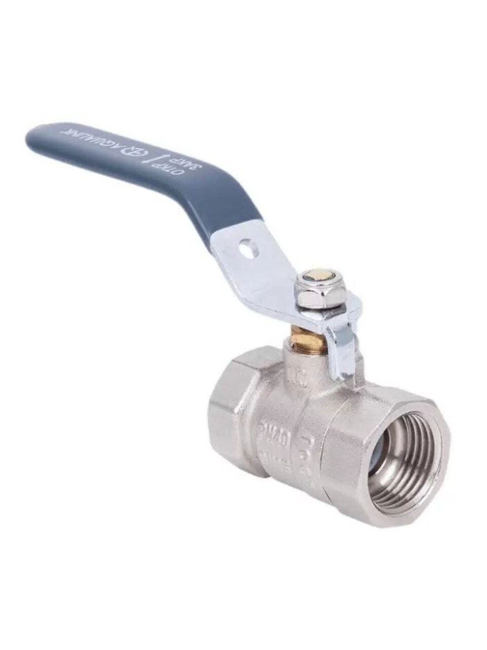 Кран для воды, 1&amp;quot;, г-г, ручка, AquaLink