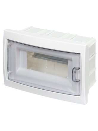 Бокс настенного монтажа встраиваемый, навесной, КНС-8Д, пластик, БелТИЗ, 8 модулей, IP20, УТ000002643