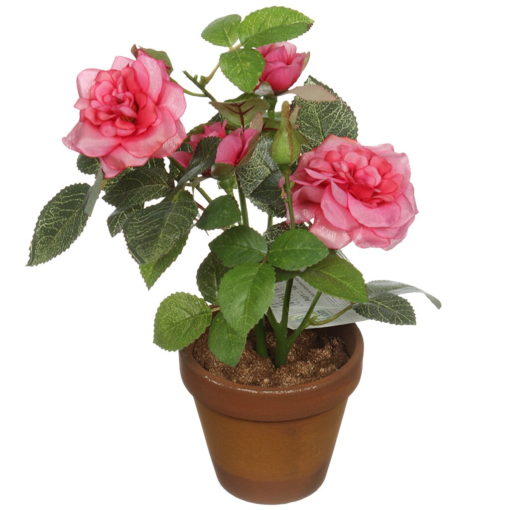 Цветок декоративный Роза красная 16-0064