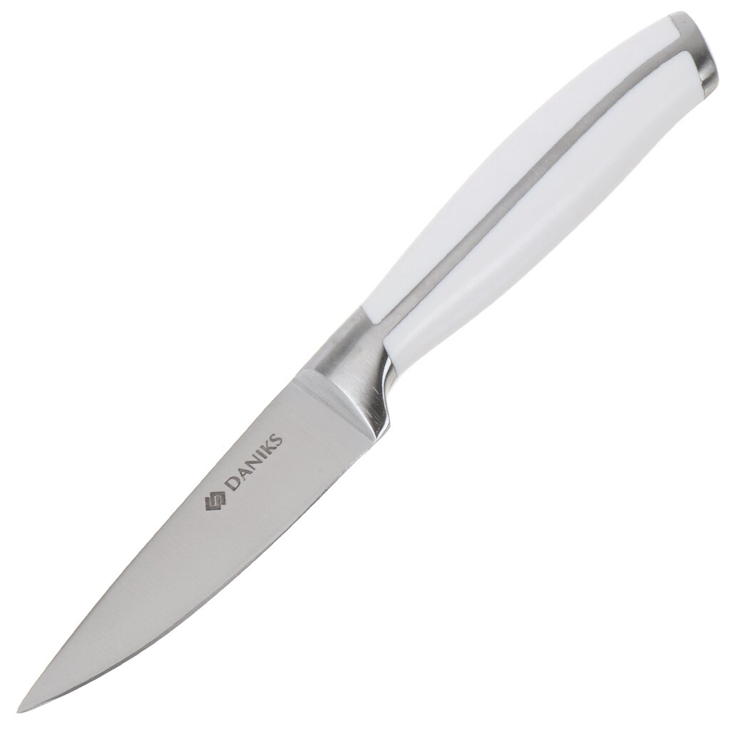 Нож кухонный Daniks, Branco, для овощей, нержавеющая сталь, 9 см, рукоятка пластик, JA20206272-5