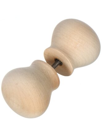 Ручка круглая ЙО-премиум, 20 786, без покрытия, бежевая, дерево