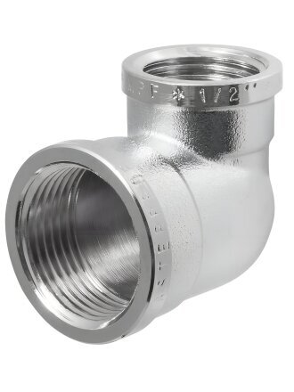 Угольник переходной, 1/2-3/4, 90 °, латунь, внутренняя резьба, индивидуальная упаковка, MPF