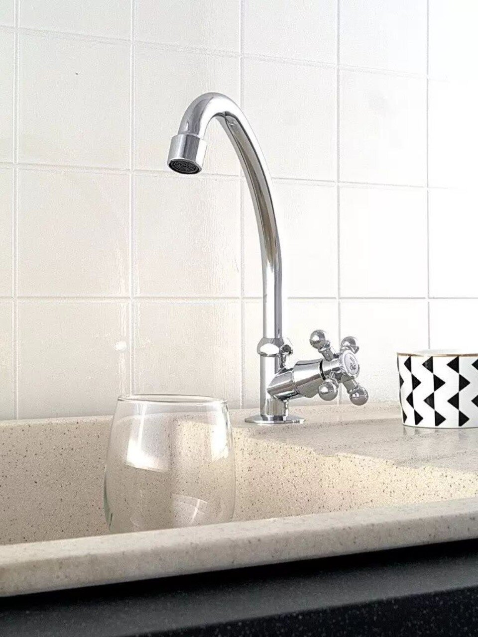 Смеситель для кухни, Cronwil, с кран-буксой, для одного типа воды, CP333-41