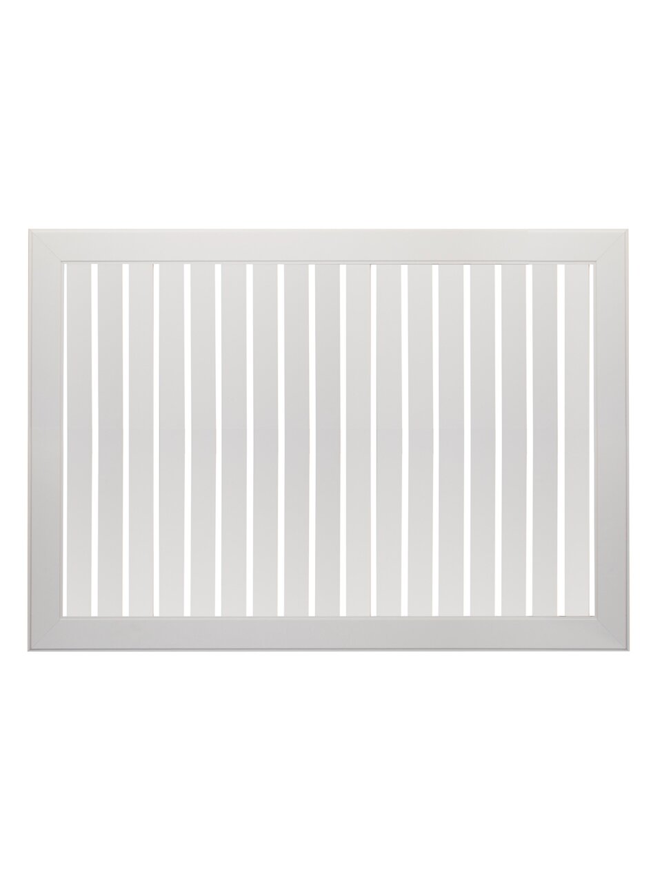 Экран для радиатора, МДФ, 900х600 мм, белый DE LUXE, реечный, Стильный Дом