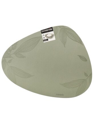Салфетка декоративная 45х36 см, треугольная, Leaf, DMP20