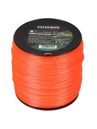 Леска для триммера 2.4 мм, 575 м, звезда, Favourite, FBT 2.4/575star