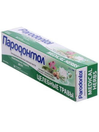 Зубная паста Пародонтол, Целебные травы, 124 г