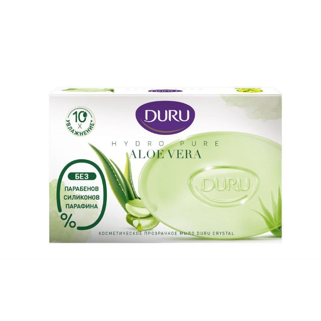 Мыло Duru, Hydro Pure Алоэ вера, 106 г, косметическое мыло duru 1 1 экстракты зеленого чая 4 шт 80 г