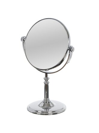 Зеркало настольное, 18.5х27 см, пластик, на ножке, круглое, Y9-026