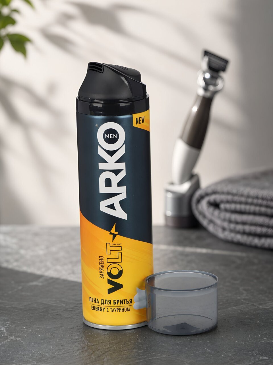 Пена для бритья Arko Men, Энергия, 250 г