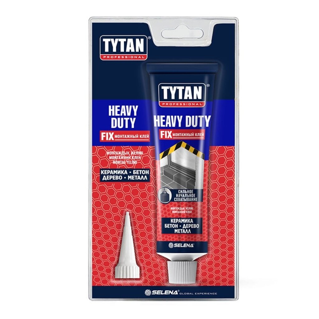 Жидкие гвозди Tytan Heavy Duty 100 мл монтажные бежевые 23714 331₽