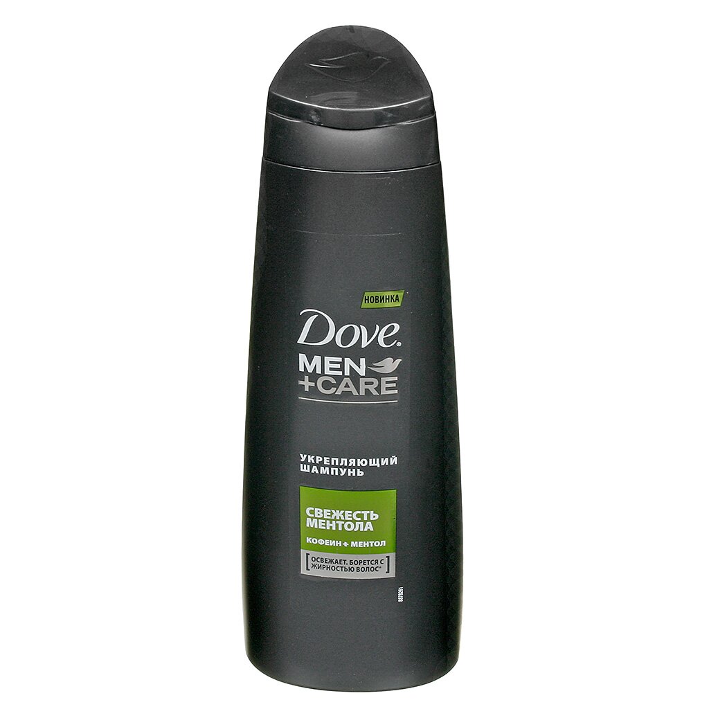 Шампунь Dove, Men Care Свежесть ментола, для всех типов волос, для мужчин, 250 мл сухой шампунь прелесть professional extra fresh для всех типов волос 200 мл