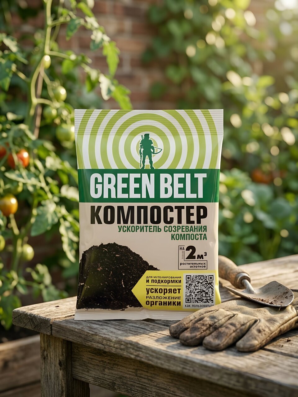 Биосостав Компостер, для ускорения созревания компоста, 50 г, Green Belt