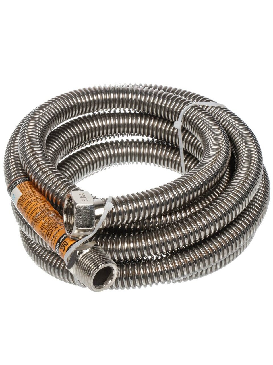 Подводка для газа 3/4&amp;quot;х3 м, г-ш, сильфон, ELKA