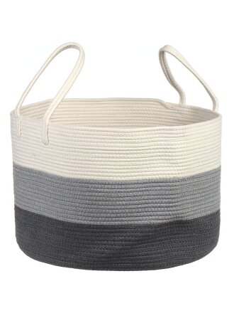 Корзина 50х33х33 см, круглая, плетеная, хлопок, Y6-6560