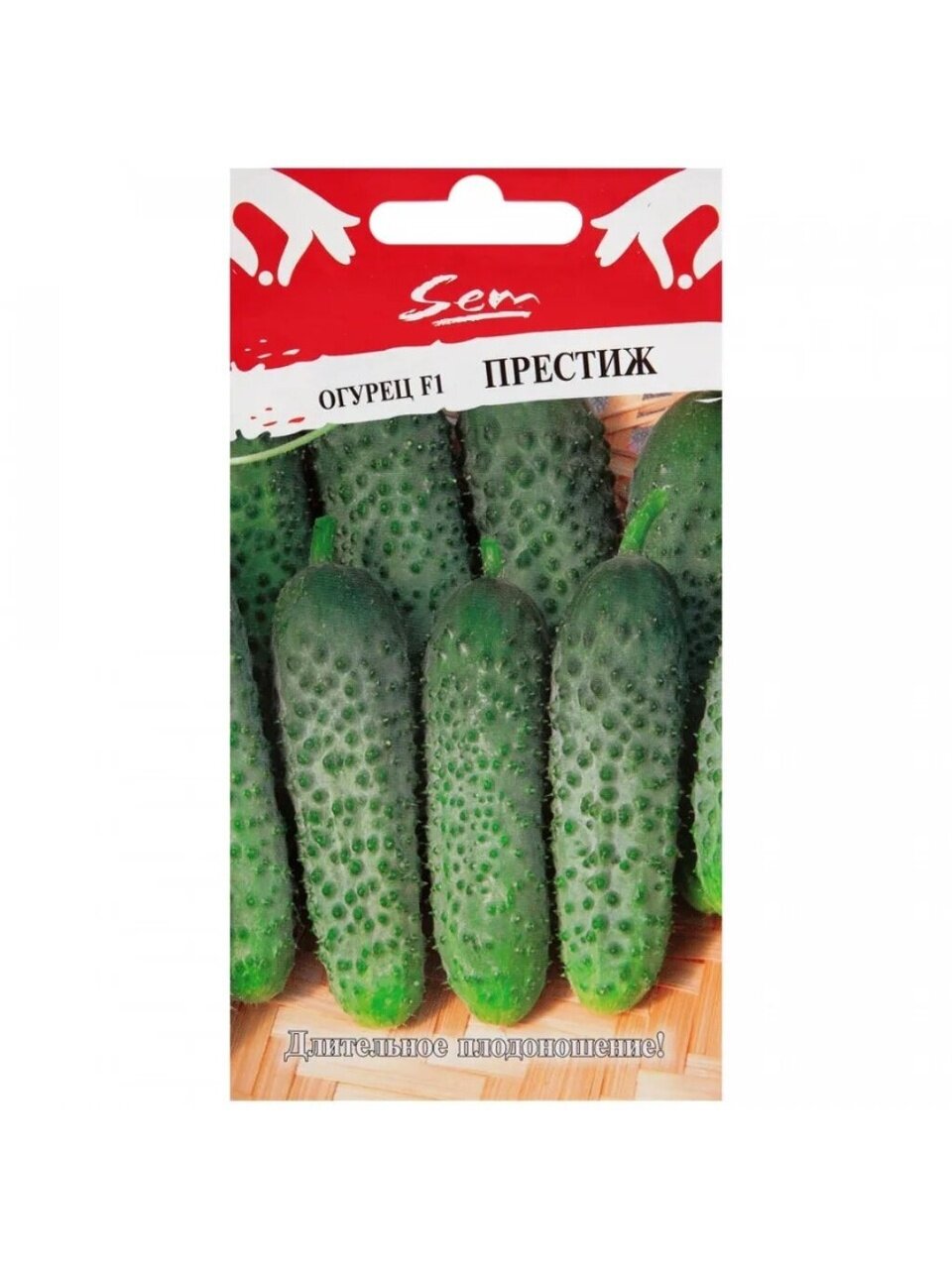 Семена Огурец, Престиж F1, цветная упаковка, Русский огород