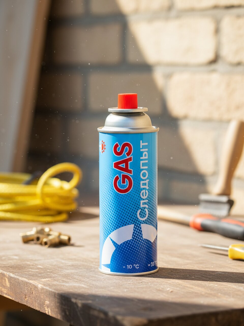 Газовый баллон цанговый, 220 г, всесезонный, Следопыт, PF-FG-220R/1