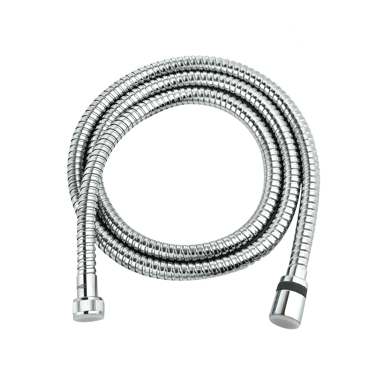 Шланг для душа, сталь, 150 см, двухзагибный, хром, Lemark, Turn-free, LE8033S