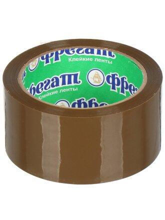 Скотч 48 мм, коричневый, основа полипропиленовая, 60 м, Фрегат, С486045К