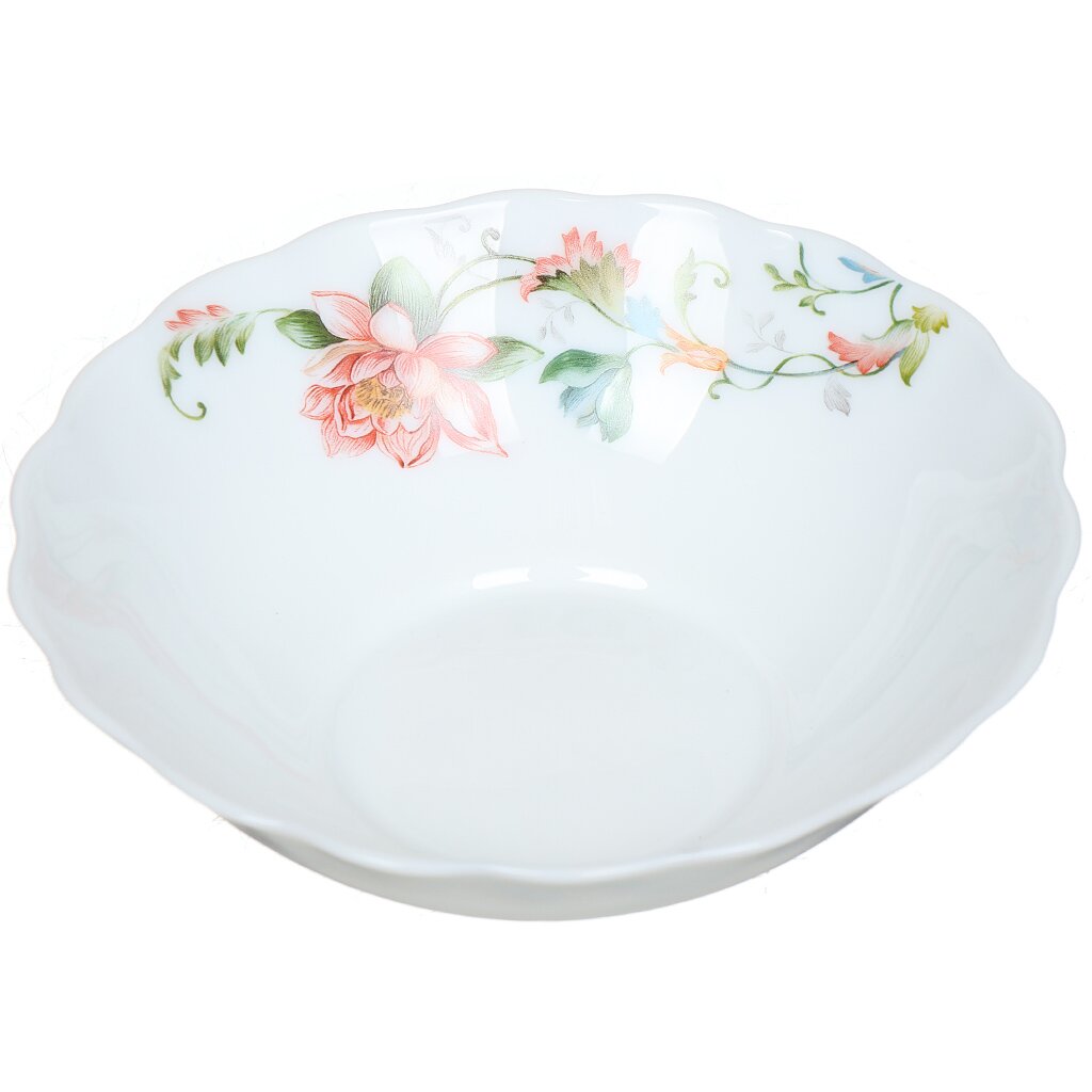 Тарелка суповая, стеклокерамика, 18 см, круглая, Фиона, HW-70/6798