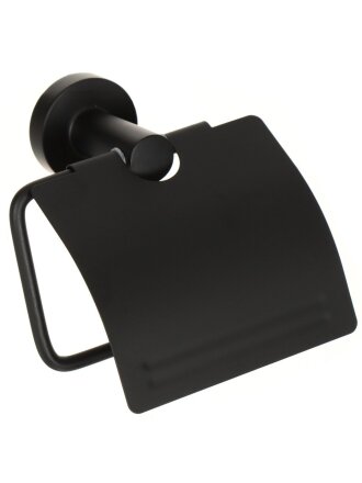Держатель для туалетной бумаги, металл, черный, Y9-045
