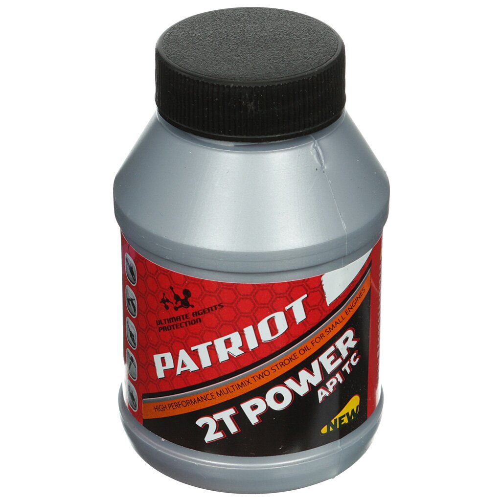 Масло машинное минеральное, для двухтактного двигателя, Patriot, Power Active 2T, 0.1 л, 850030633 генератор бензиновый patriot max power srge 950