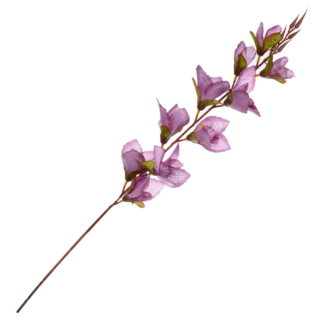 Цветок искусственный Орхидея, 75 см, фиолетовый, Y4-6936 ок искусственный декоративный гипсофила 60 см фиолетовый y4 6301