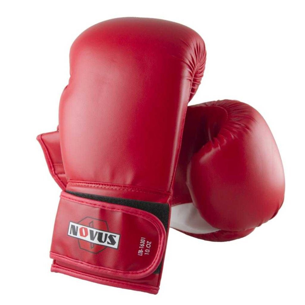 Перчатки боксерские Novus 12 унций размер L/XL красный, LTB-16301, 00-00000749