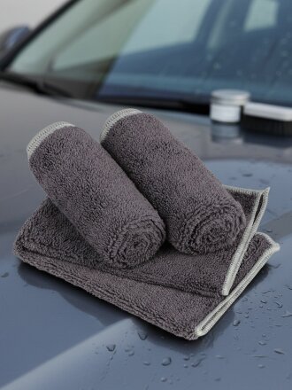 Салфетка автомобильная микрофибра, для деликатных поверхностей, 3 шт, 30 х 40 см, Clim Art, CLA00740