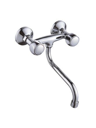 Смеситель для кухни, Эверест, с кран-буксой, хром, B46-336