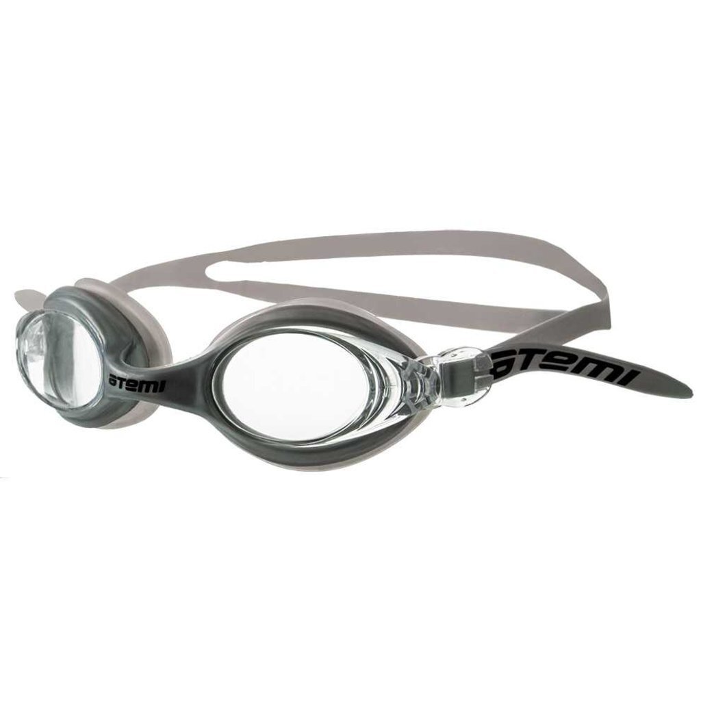 Очки для плавания Atemi, силикон (серебро), N7105, 00000023829