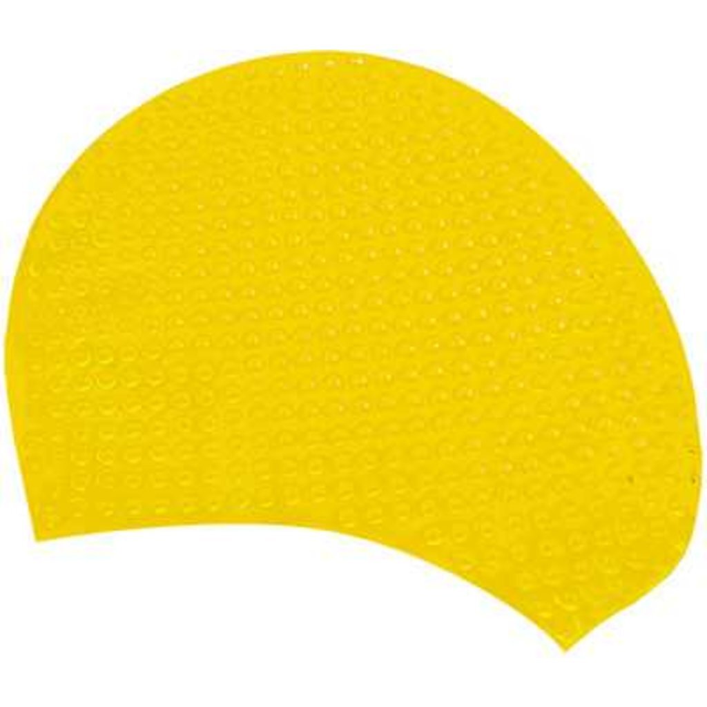Шапочка для плавания Atemi, силикон (бабл), желтый, BS30, 00000067816