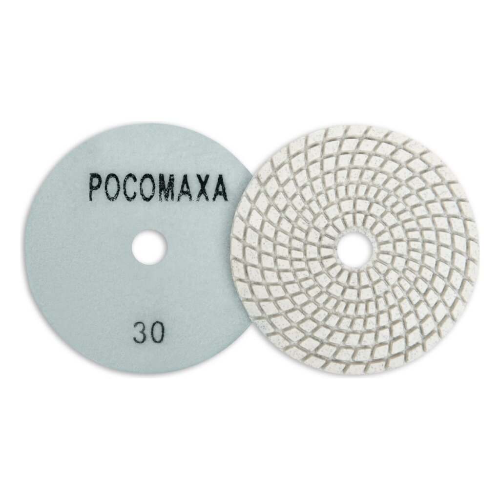 Круг шлифовальный Росомаха, 150030, диаметр 100 мм, зерн 30, мокрая шлифовка круг алмазный гибкий росомаха диаметр 100 мм p1500 шлифовальный