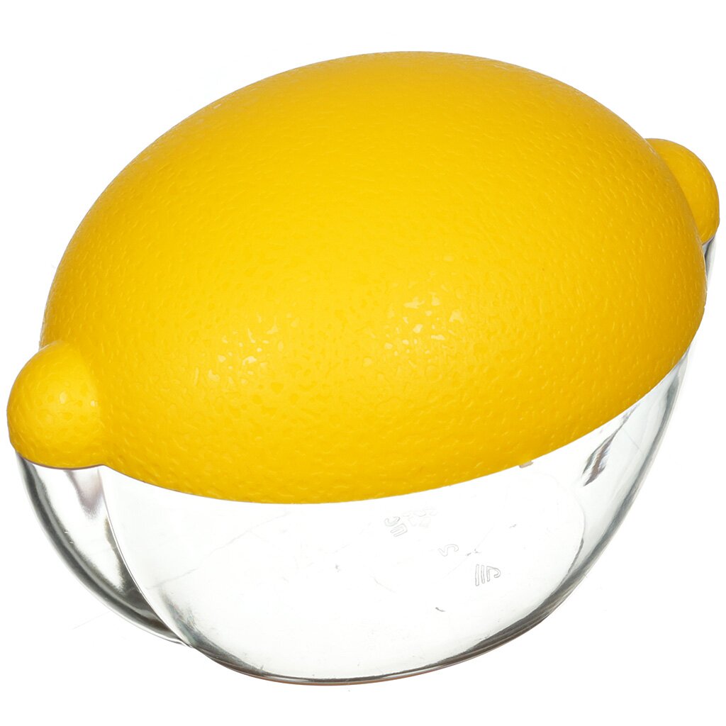 Контейнер пищевой для лимона пластик, 12х8.5х8.5 см, Альтернатива, М909 контейнер пищевой для сыра пластик 8 см альтернатива м4672