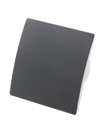 Вентилятор вытяжной настенный, Luna, установочный диаметр 100 мм, 13 Вт, 105 м³/ч, gray metal, Серия SFERA, LUNA SF 100gray