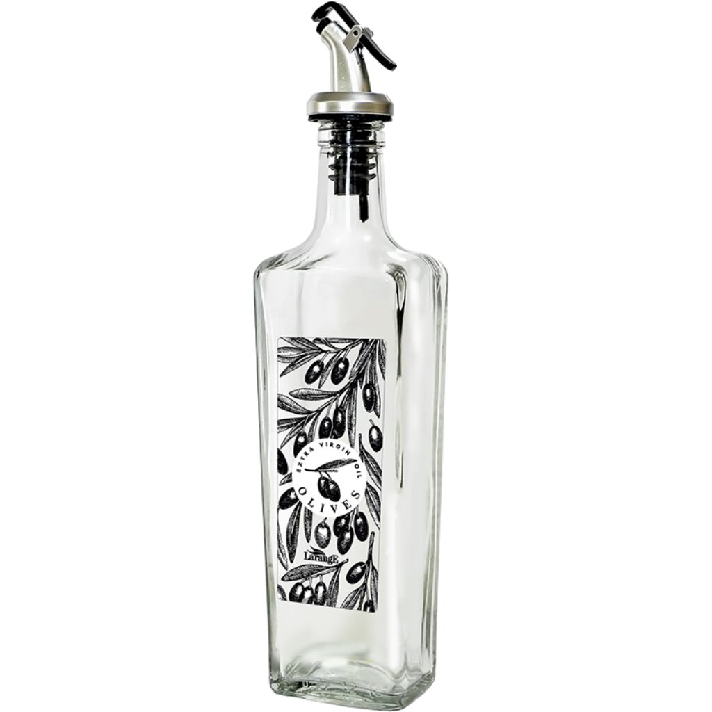 Бутылка для масла, стекло, 500 мл, с пластиковым дозатором, 626-2068/2072 стеклянная бутылка для масла уксуса mallony