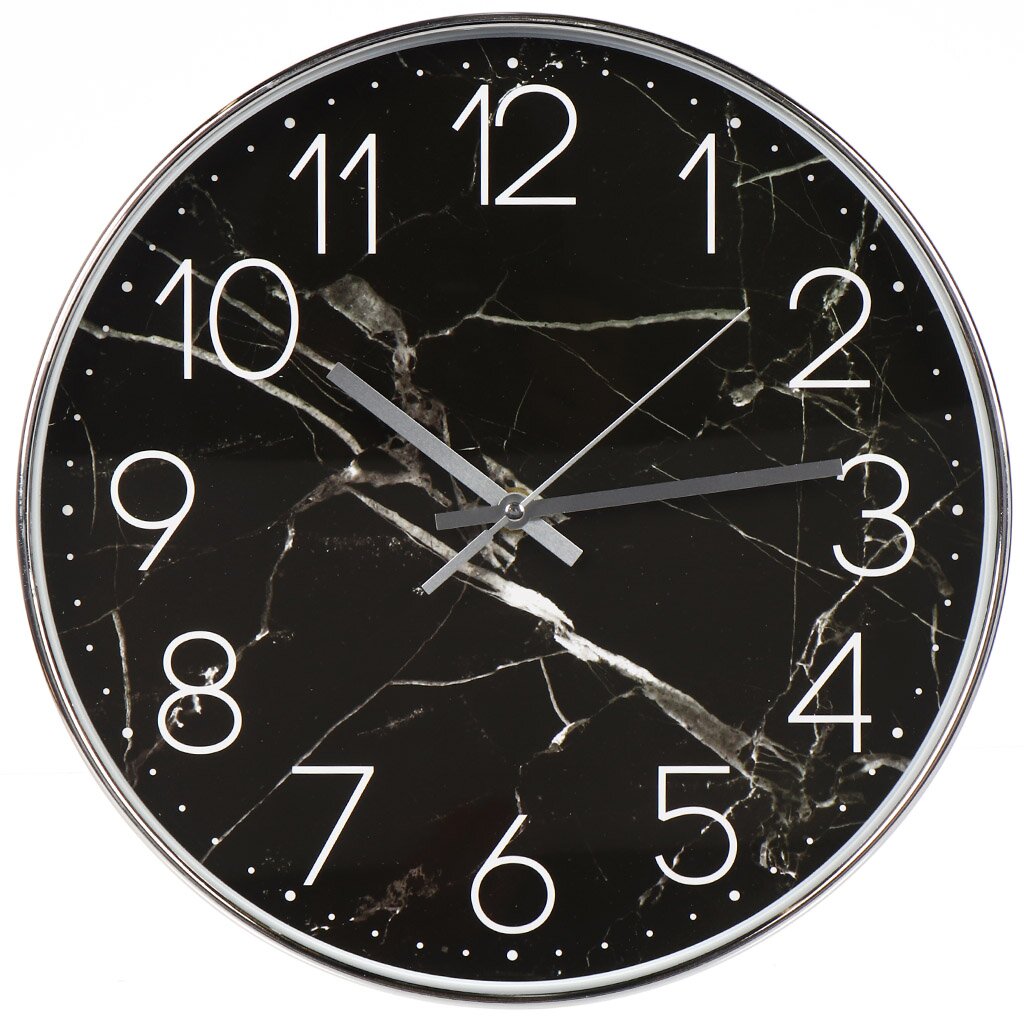 Часы настенные, кварцевые, 30 см, круглые, полимер, Y4-6870 часы настенные кварцевые 30 см круглые полимер y4 6873