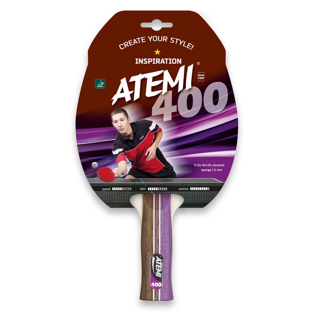 Ракетка для настольного тенниса Atemi 400 AN, 00000030328