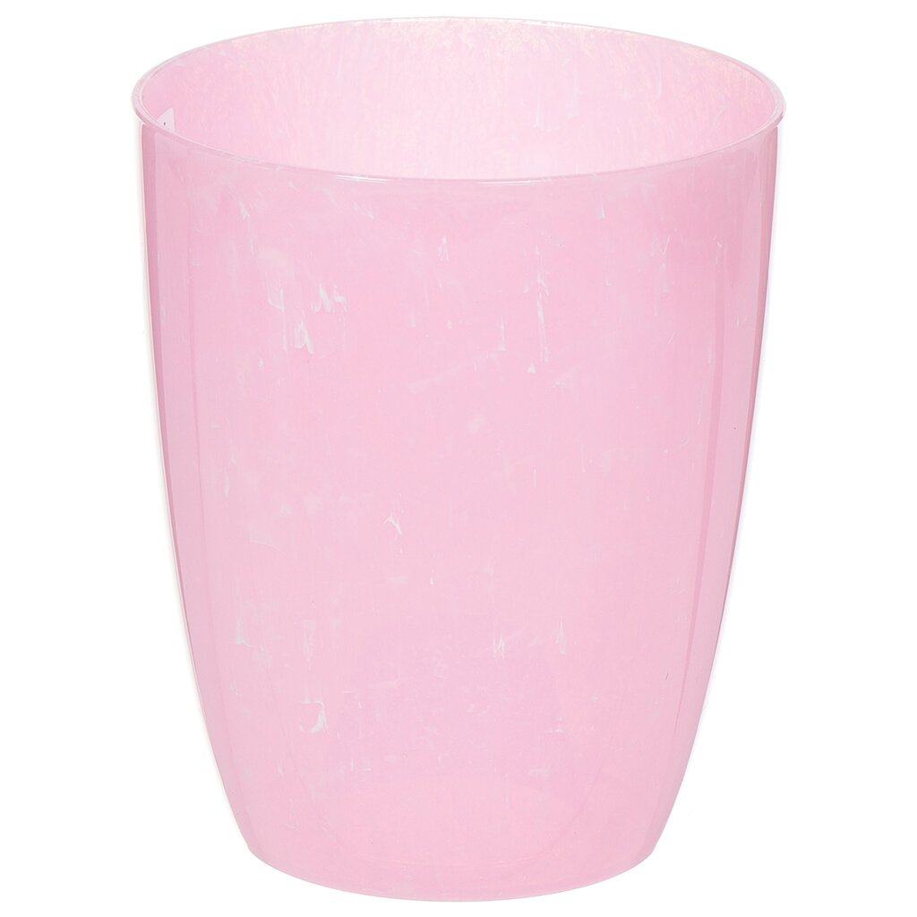 Горшок для цветов пластик, 1.4 л, 16х16х16 см, розовый, Idea, Камелия, М 3176