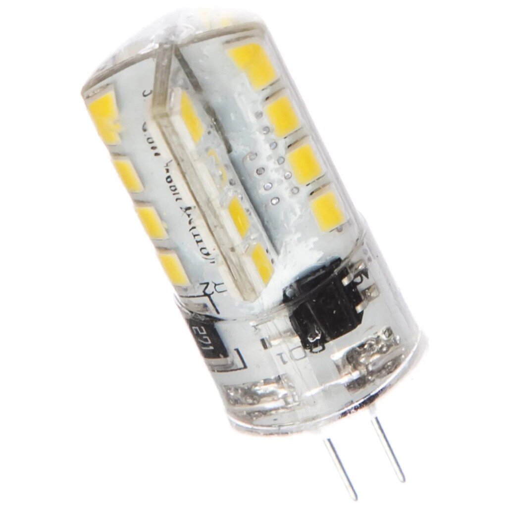 Лампа светодиодная G4, 5.5 Вт, 220 В, 4200 К, Ecola, Corn Micro, 45x16мм, LED настольная светодиодная лампа лупа mobicent ln 33u30 черная удлинитель кабеля