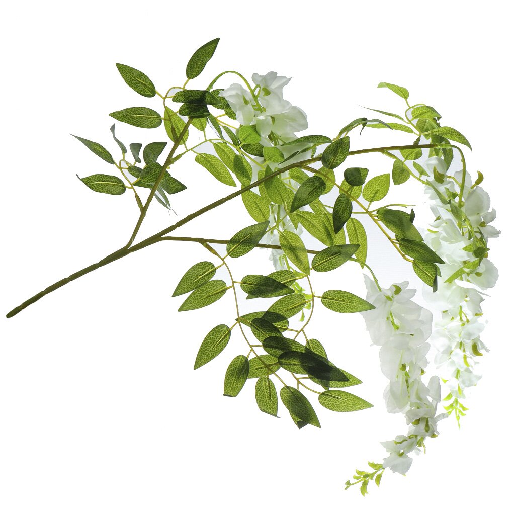 Цветок искусственный декоративный Акация, 80 см, белый, Y4-7918 приглашение на свадьбу с конвертом