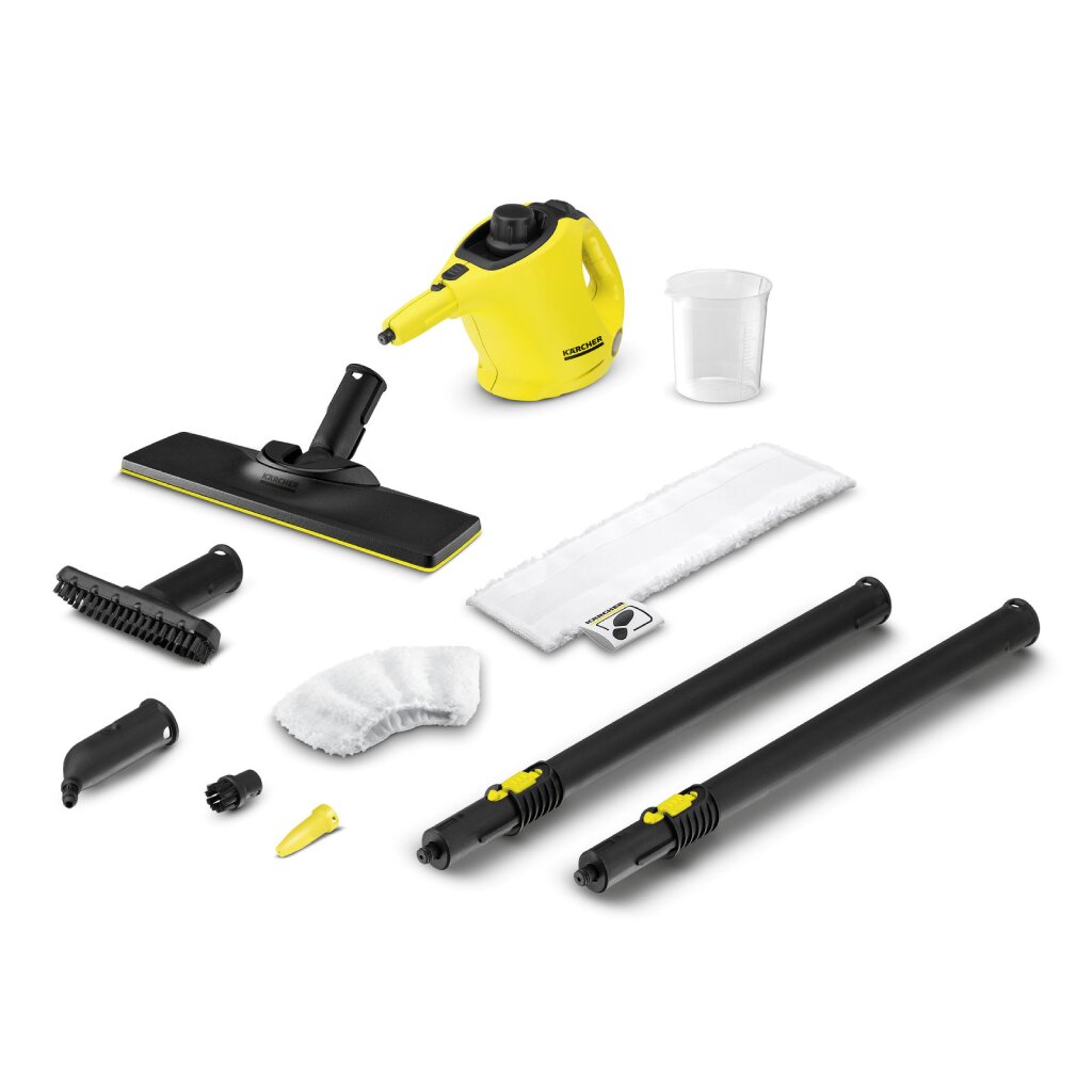 Пароочиститель Karcher, SC 1 EasyFix, 1200 Вт, 200 мл, 3 бар, желтый,  1.516-332.0