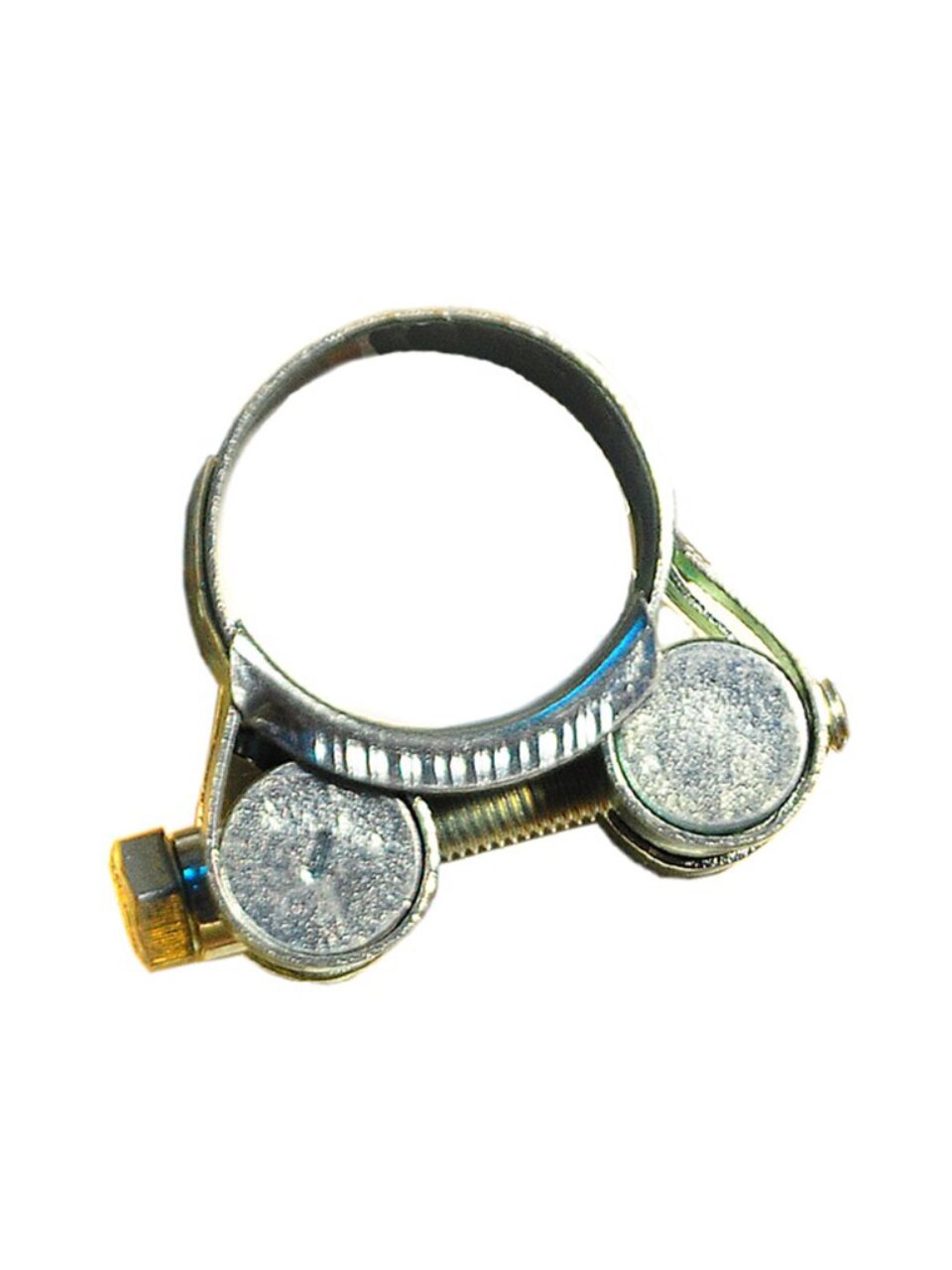 Хомут обжимной червячный усиленный, 32-35 мм, оцинкованный, Robust