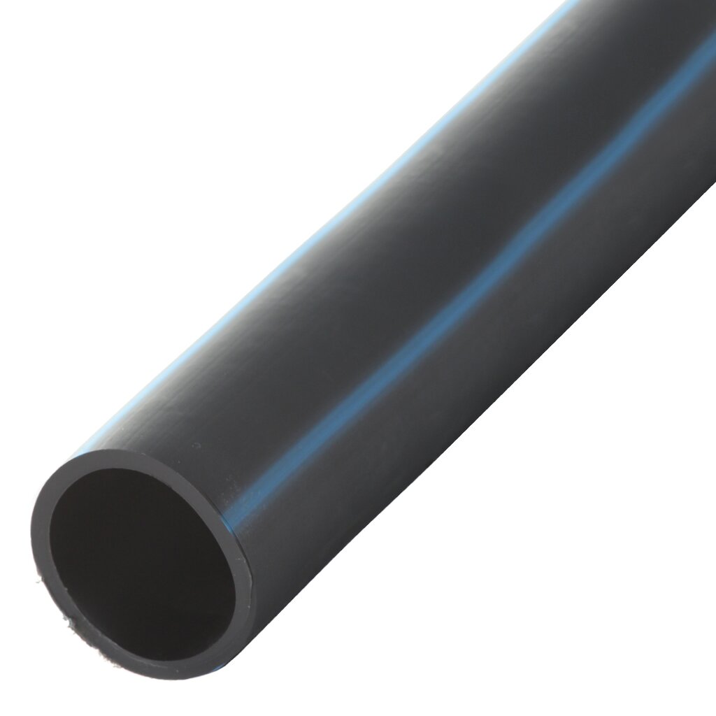 ПНД труба d32х3 мм, питьевая с синей полосой, 100 м, Cyklon, ПЭ100 предел бортля