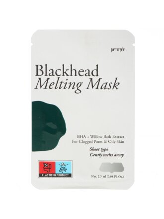 Маска-патч против чёрных точек, Petitfee, очищающая, для комбинированной кожи, тающая, 2.5 мл, 5 шт
