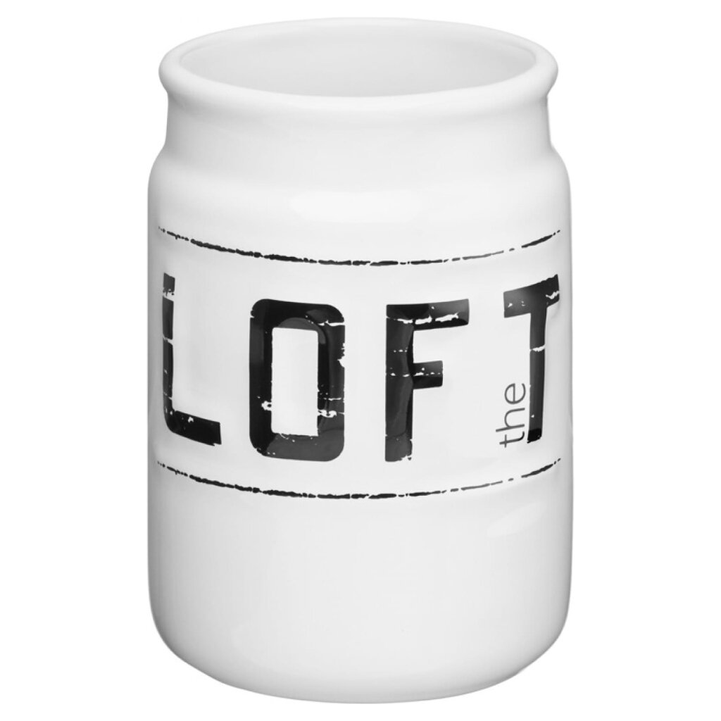 Стакан для зубных щеток, керамика, Fora, Loft, FOR-LT044 стакан для зубных щеток керамика fora loft for lt044