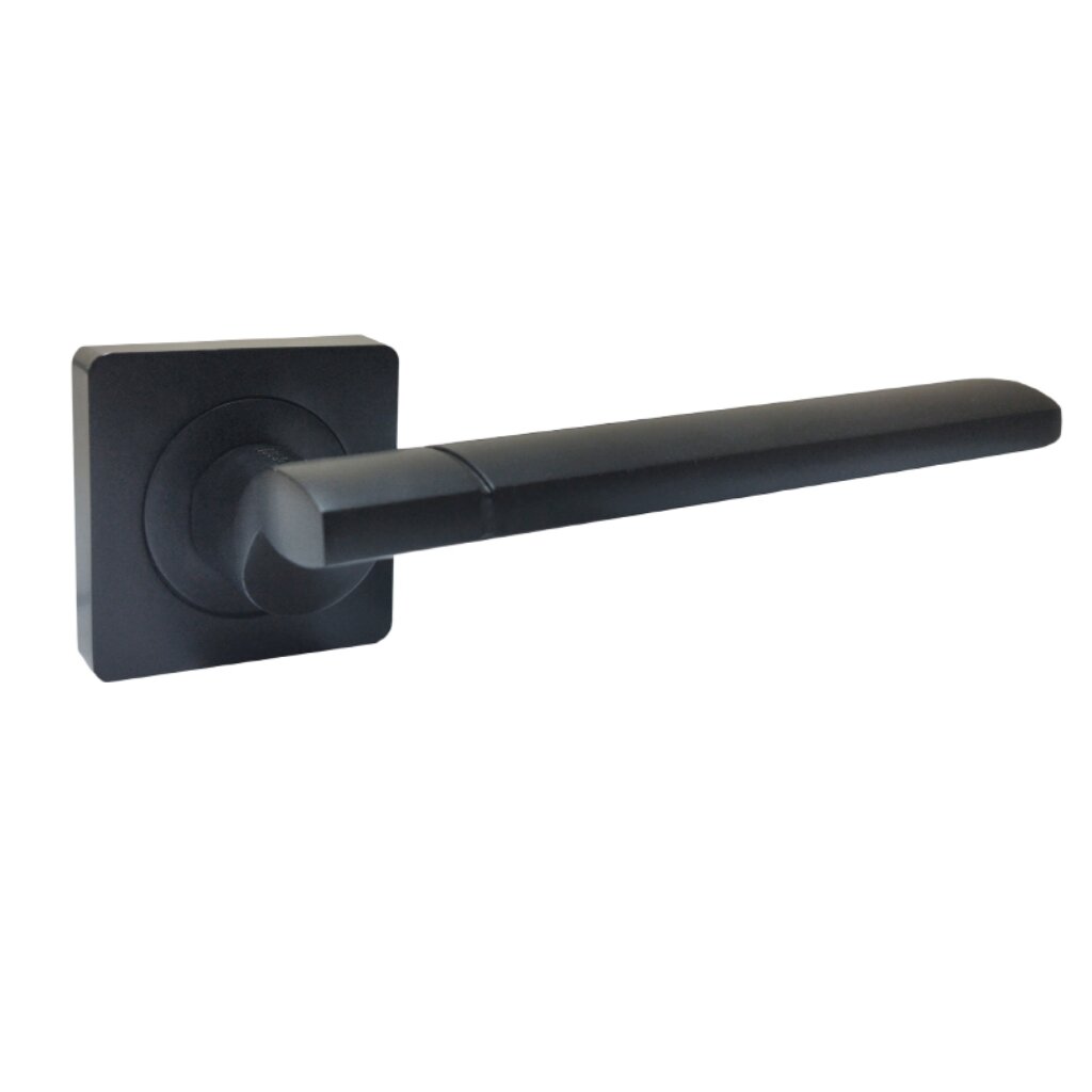 Ручка дверная Trodos, AL-02-572 BLM, 204709, черный матовая, алюминий комплект держателей для зеркала 38 мм 4 шт никель trodos 2005 304010