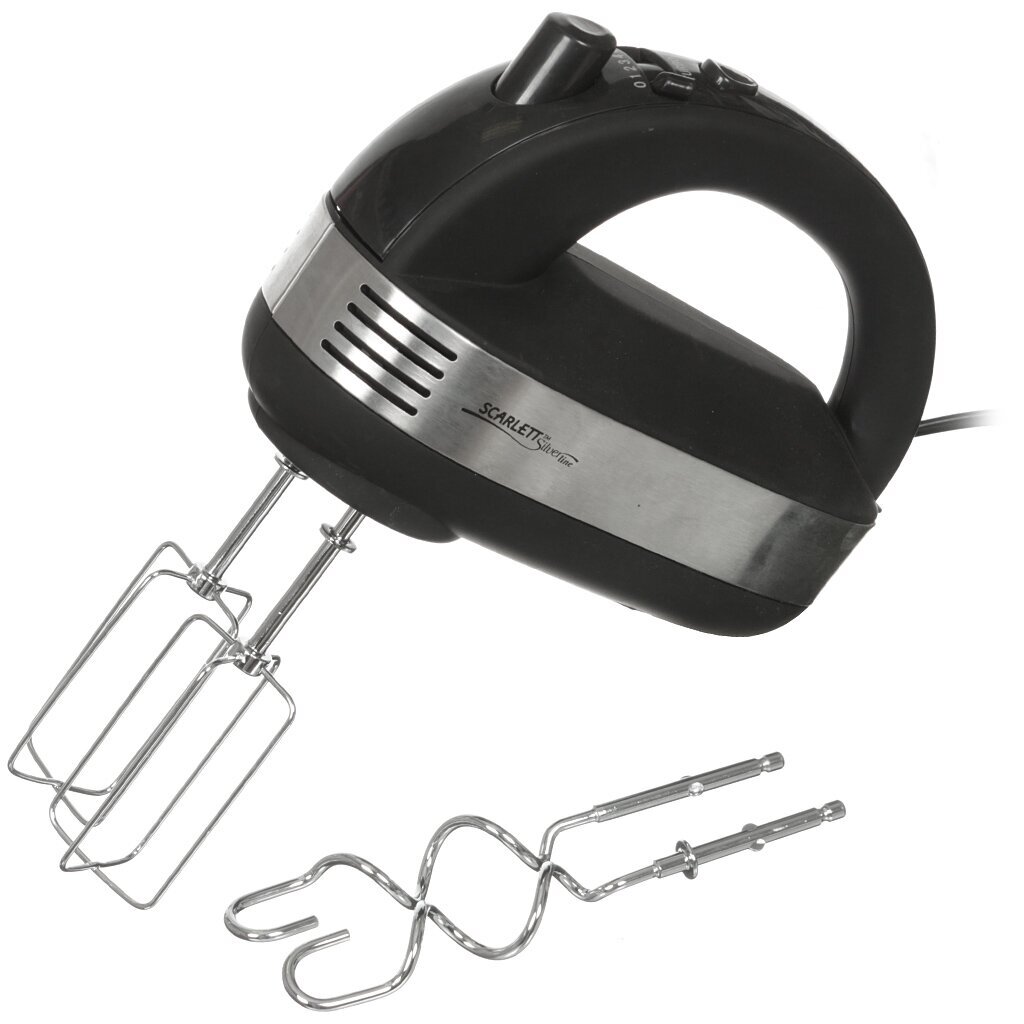 Эл.Миксер SCARLETT SL — HM48S01 450Вт ручной 2 насадки, доп режим турбо